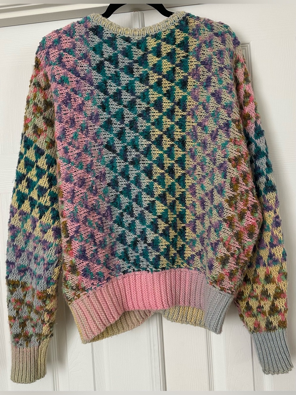 Anthropologie textured cardigan sweater size large - Picture 5 of 13